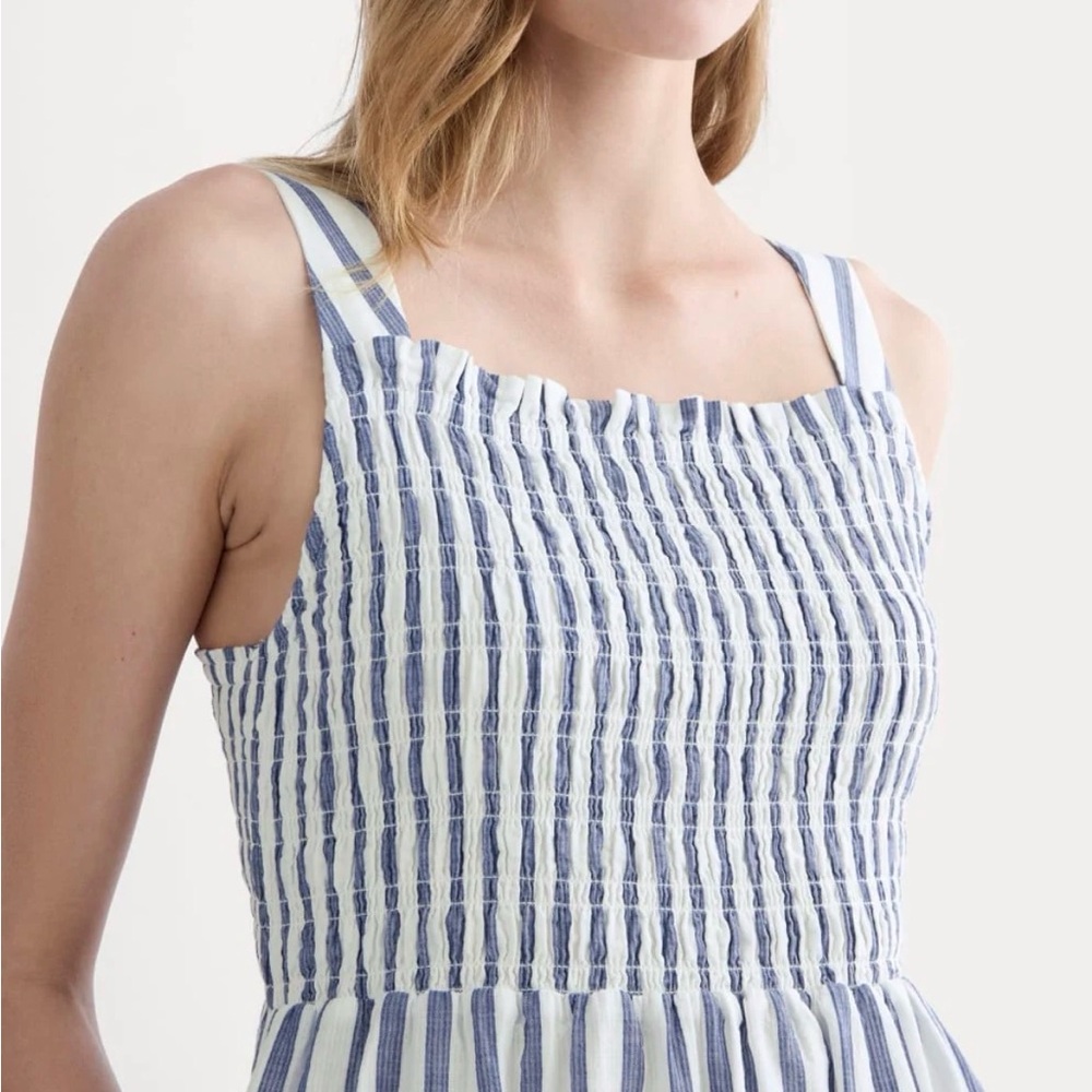 Everlane Cotton Gauze Smock dress - Picture 3 of 11